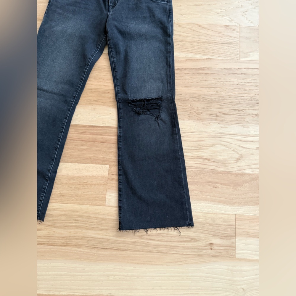 Hudson Jeans Hudson Crop Collin Flare Mid-rise Size 29 Charcoal - Picture 7 of 14
